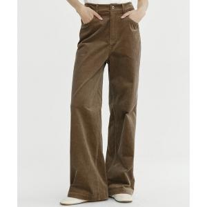 パンツ ストレッチコーデュロイパンツ レディース