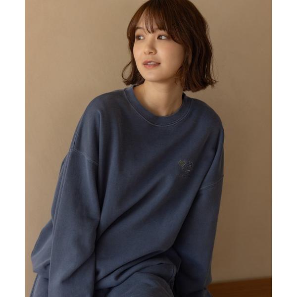 トレーナー スウェット 吹き出し刺繍ロゴスウェット / Speech Bubble Logo Emb...