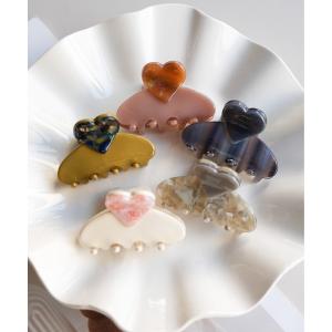 ヘアクリップ 「 Port / ポート 」 ハート モチーフ ニュアンス ミニ バンスクリップ #｜ZOZOTOWN Yahoo!店