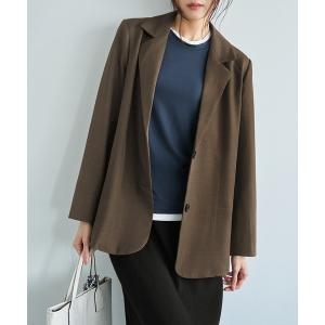 ジャケット テーラードジャケット スッキリ２ボタンテーラードジャケット レディース