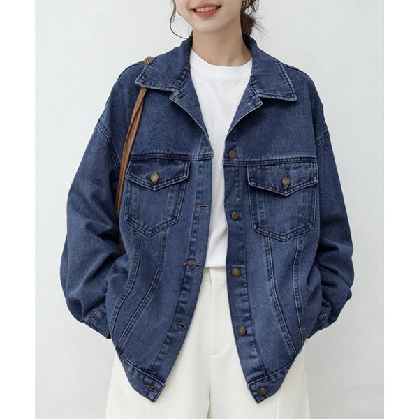 デニムジャケット gジャン ベーシックデニムジャケット レディース