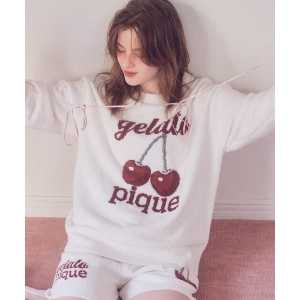 パジャマ ルームウェア 「ONLINE限定カラーあり」ベビモコチェリージャガードプルオーバー レディ...