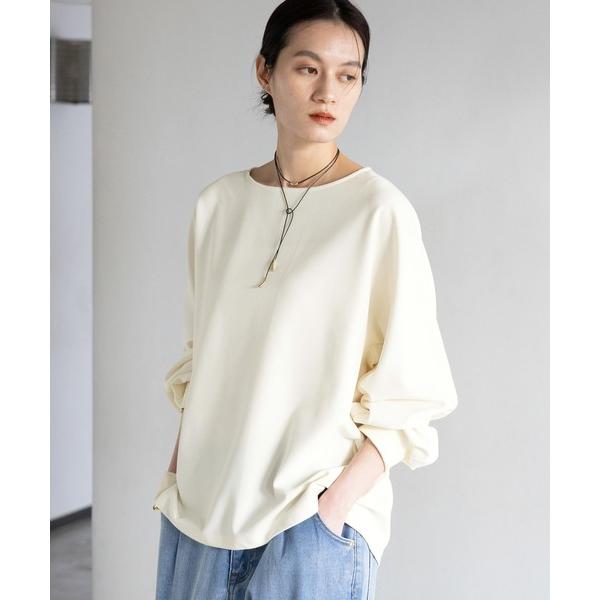 tシャツ サマ見えリラクシープルオーバー/645456 レディース