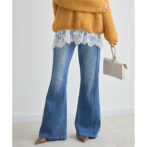 ジーンズ デニム デニムパンツ TRANOI. ストレッチフレアデニム レディース