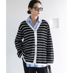 カーディガン ボーダーカーディガン/641245 レディース