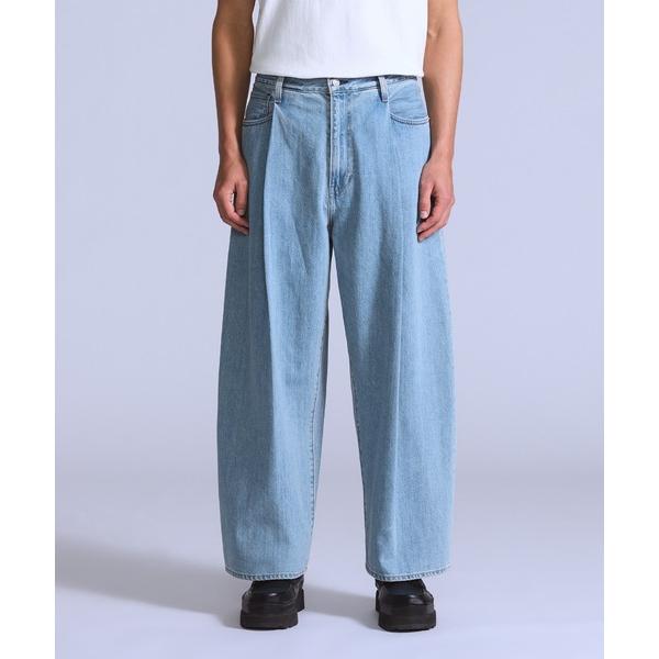 ジーンズ Levi's/リーバイス BLUETAB(TM) ワイドプリーツ CROP ジーンズ ライ...