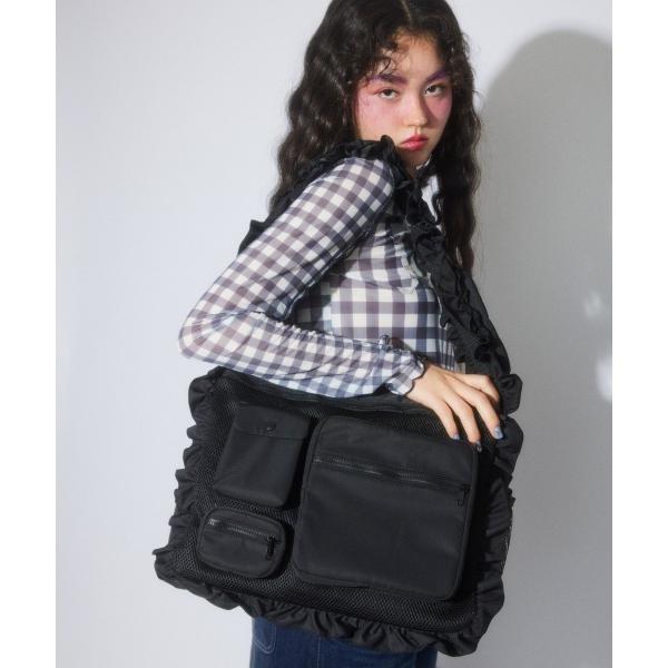 ショルダーバッグ バッグ FRILL FRILL MESH バッグ レディース メンズ