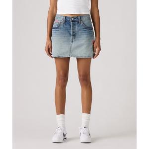 Levi's（リーバイス） デニムスカート テンセル ゴデットフレア