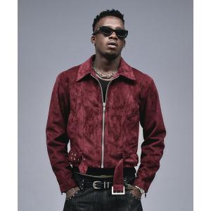 革ジャン ライダース Faux Suede Riders Jacket / フェイクスエードライダースジャケット メンズ