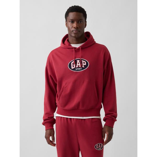 パーカー ヴィンテージソフト フレンチテリー オーバーサイズ GAPロゴ クロップドパーカー メンズ...