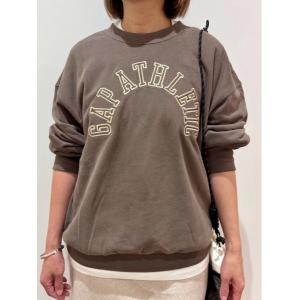 トレーナー スウェット ヴィンテージソフト フレンチテリー オーバーサイズ GAP Athletic スウェットシャツ メンズ レディース｜ZOZOTOWN Yahoo!店