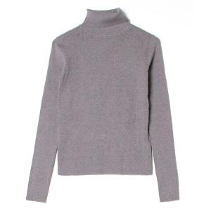「titivate」 長袖ニット L グレー レディース