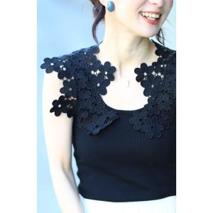 「CAWAII」 ノースリーブトップス M ブラック レディース