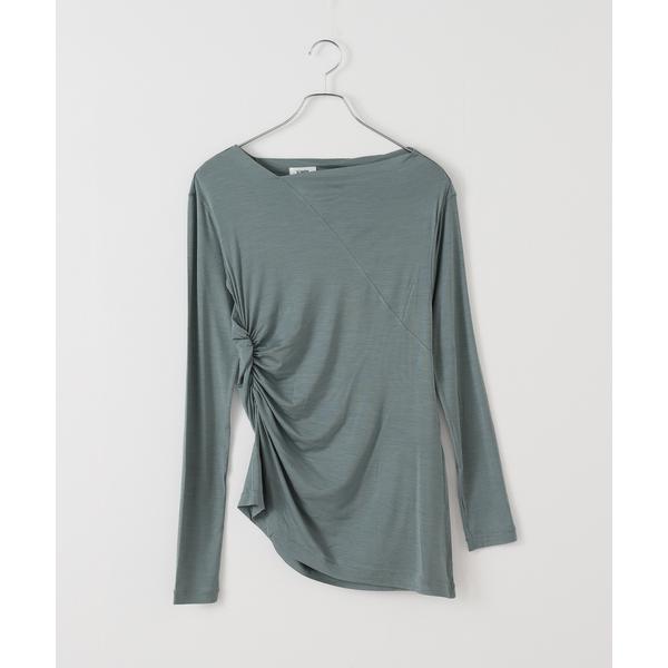 tシャツ SOWER/ソウワー VELLA シルクコン アシンメトリープルオーバー レディース