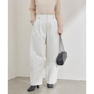 ワイドパンツ ジーンズ デニム デニムパンツ バレルレッグデニム レディース