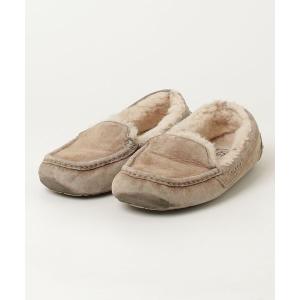 「UGG」 モカシンシューズ 25cm ベージュ レディース