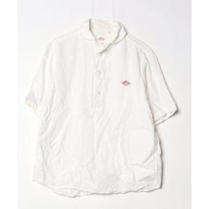 「DANTON」 半袖シャツ 38 ホワイト メンズ