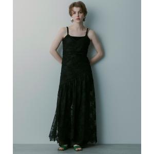 ワンピース 総レースマーメイドドレス