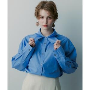 ブラウス シャツ ダブルカラーシャツ レディース