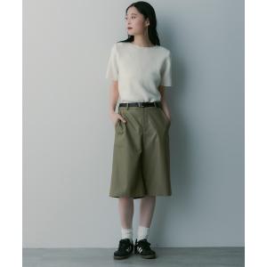 パンツ クラシックAラインショートパンツ レディース