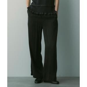 パンツ ワイドイージーコーデュロイパンツ レディース