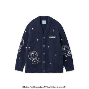 パジャマ 「ドラえもん」「メンズ」ベビモコジャガードカーディガン メンズ