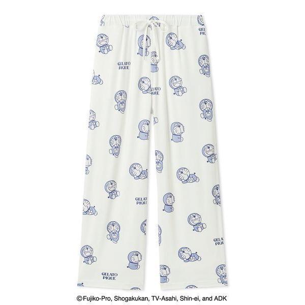 パジャマ ルームウェア 「ドラえもん」「レディース」総柄ロングパンツ レディース