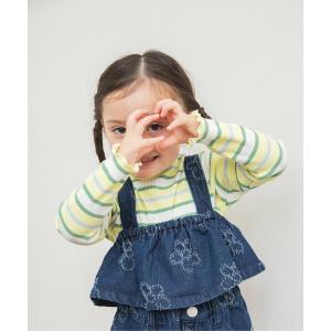 tシャツ ボーダーリブロンT キッズ 子供服 男の子 女の子の買取情報