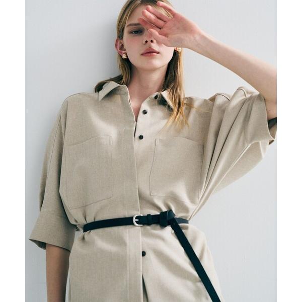 ベルト フェイクレザー 細ベルト レディース