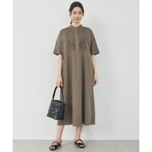 【大きい未使用】23区✴︎洗えるシルクサテンワンピース46キャメル セール】 【見上愛さん着用/洗える】スエーディーサテン キャミソール