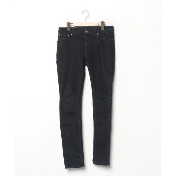 「Nudie Jeans」 スキニーデニムパンツ 32 ブラック メンズ