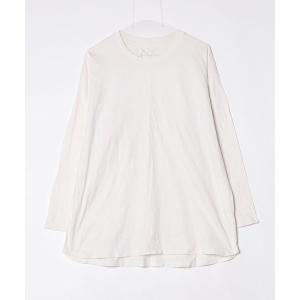 「GLOBAL WORK」 長袖カットソー L ホワイト レディース