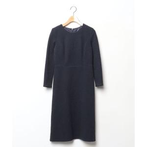 「COUP DE CHANCE」 長袖ワンピース 34 ネイビー レディース