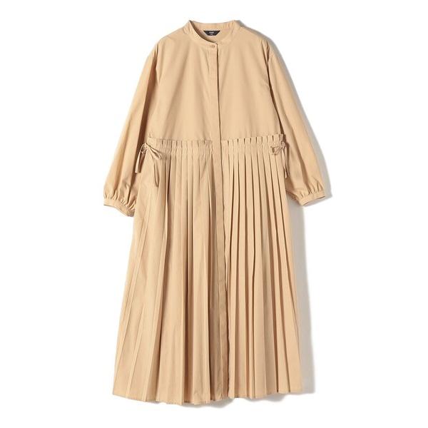 「SHIPS Colors」 長袖ワンピース ONE SIZE ベージュ レディース