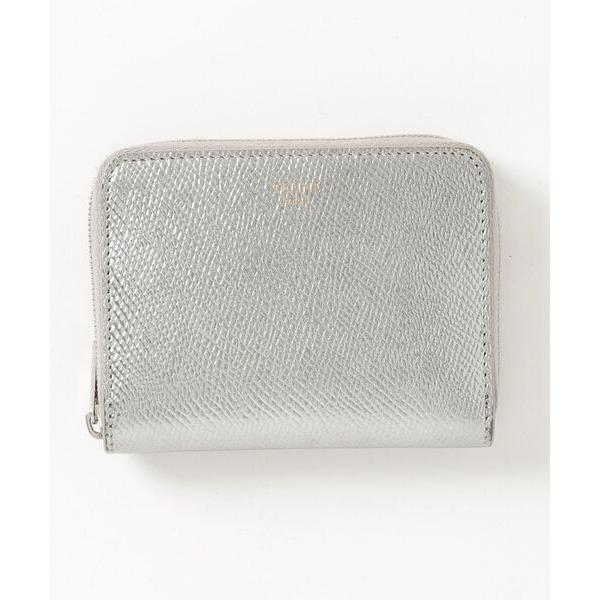 「CELINE」 カードケース - シルバー レディース