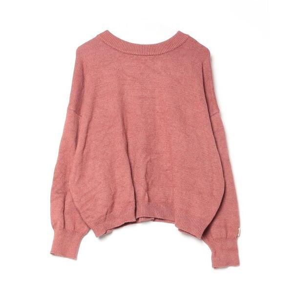 「Java」 長袖ニット MEDIUM ブラウン レディース