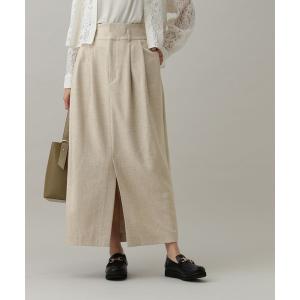 「GLOBAL WORK」 スカート MEDIUM ライトベージュ レディース