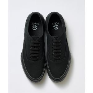 「SLACK FOOTWEAR」 ローカットスニーカー 25.0cm ブラック メンズ