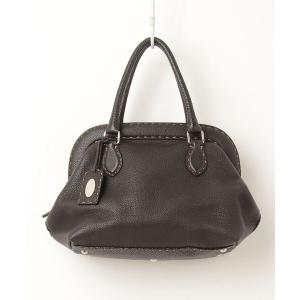 「FENDI」 ハンドバッグ - グレー レディース