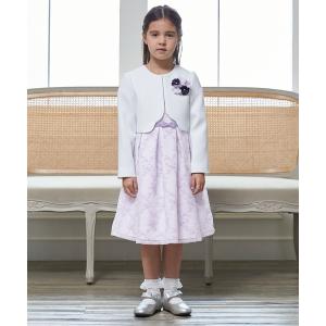 petit main セレモニードレス ジャケット、コサージュ付き 130cm フォーマルドレス ジャケット・コサージュ付き プティマイン 卒園 入学