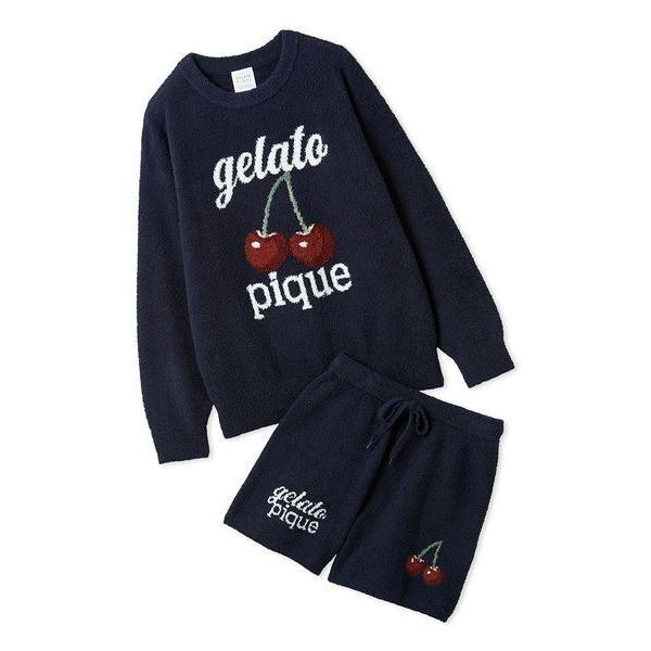 パジャマ ルームウェア 「ONLINE限定」べビモコチェリージャガードプルオーバー＆ショートパンツセ...