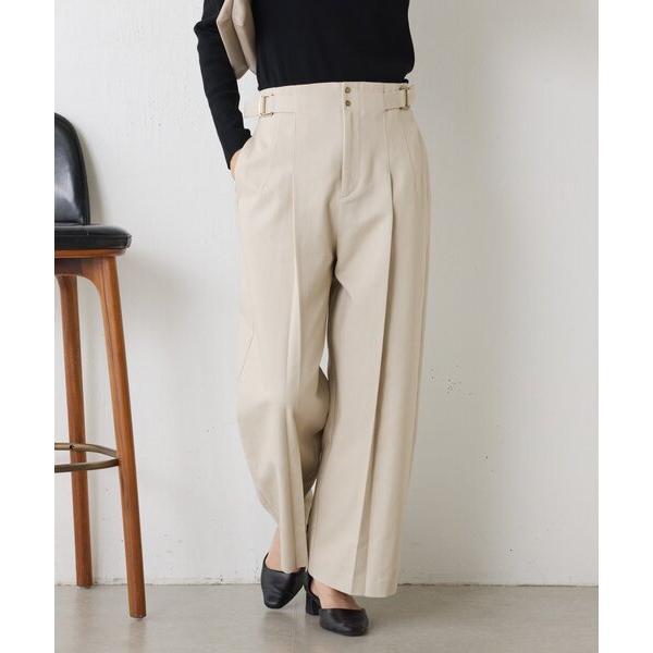 パンツ サイドベルトメンパンツ レディース