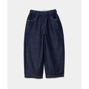 パンツ CUBE SUGAR/キューブシュガー　デニム ワイドパンツ レディース