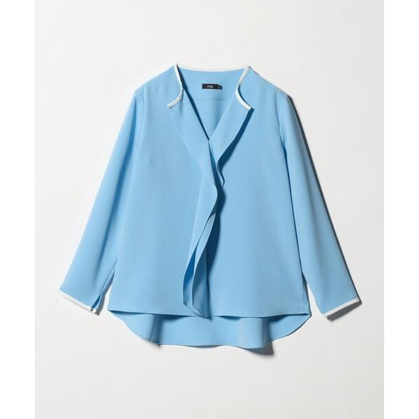 ブラウス シャツ 「M・fil」シャープフリル ブラウス レディース