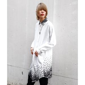 「rovtski」 シャツワンピース FREE ホワイト レディース