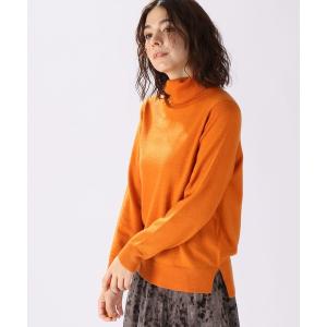 「niko and...」 タートルネックニット MEDIUM オレンジ レディース