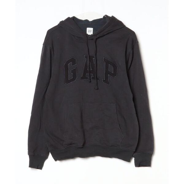 「GAP」 プルオーバーパーカー X-SMALL ブラック メンズ