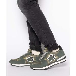 「Atlantic STARS」 ローカットスニーカー 43 グリーン メンズ