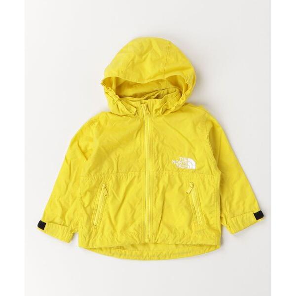 「THE NORTH FACE」 「KIDS」刺繍ナイロンブルゾン 80 イエロー キッズ