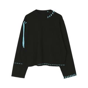 「miette」 長袖ニット FREE ブラック レディース